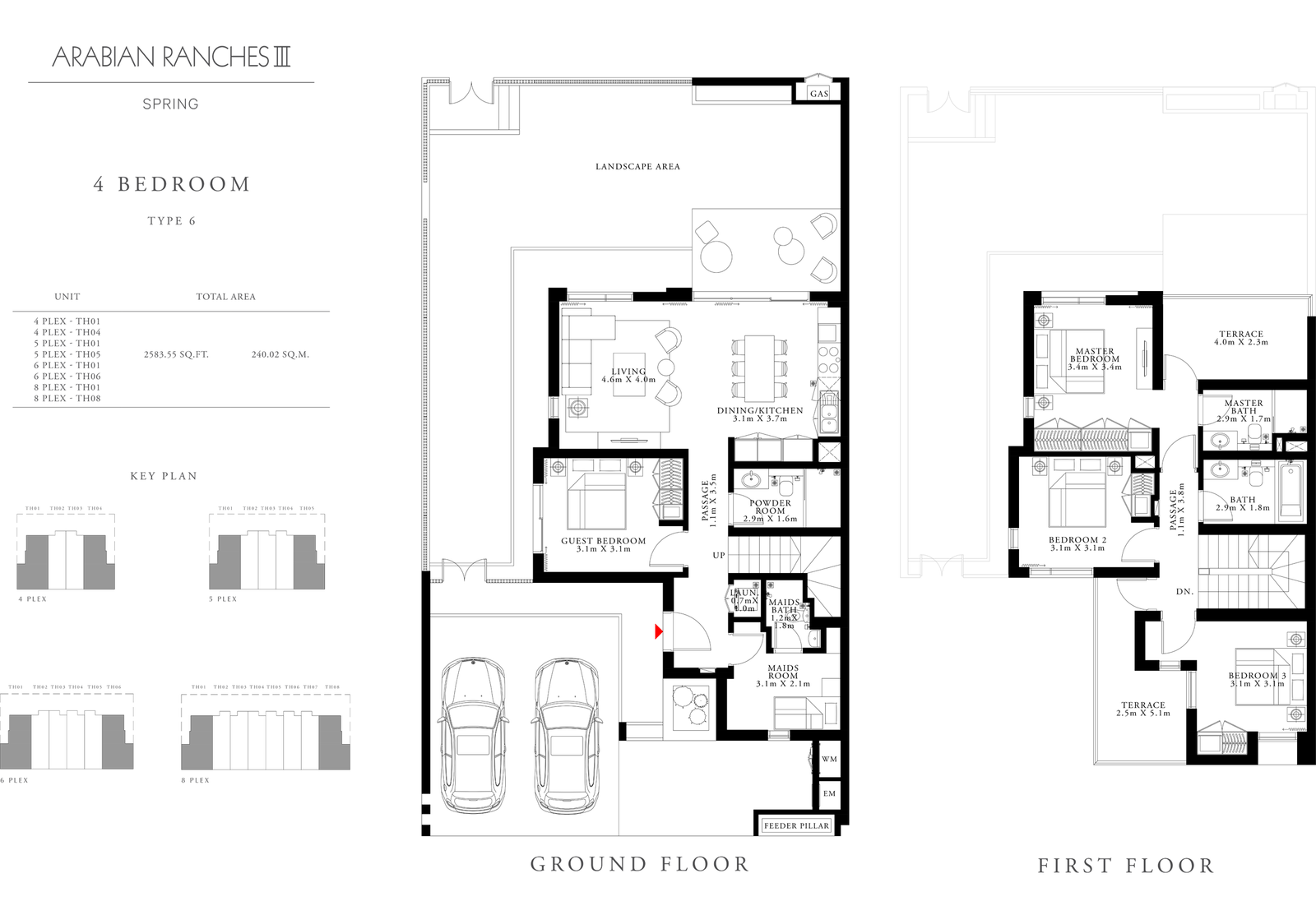 Spring Townhouses at Arabian Ranches 3 | Emaar Properties Floor Plan 2