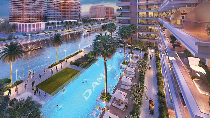 Riverside Views ROYAL 3 by Damac Properties in Dubai Detail Shot