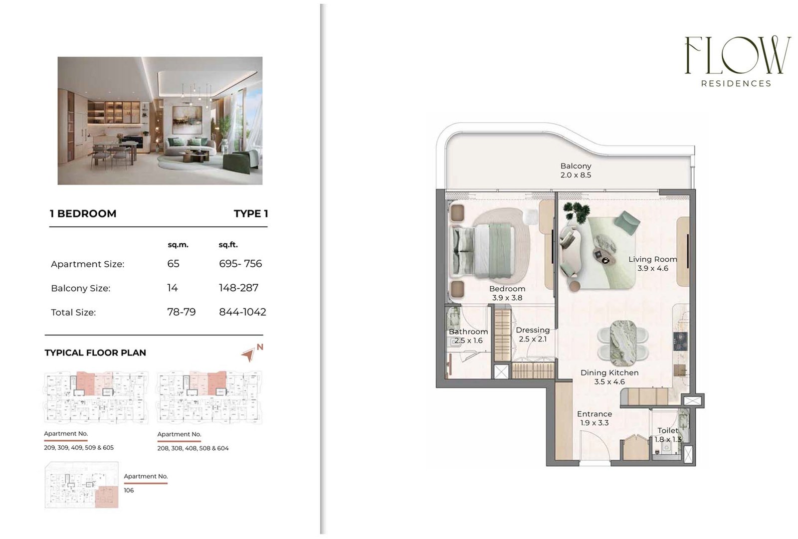 1 Bedroom