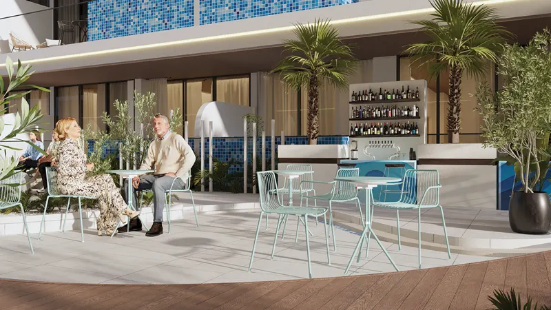 Samana Ocean Pearl 2 at Dubai Island Detail Shot