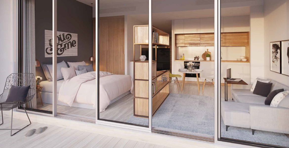 Studio One Apartments at Dubai Marina | Select Group Detail Shot