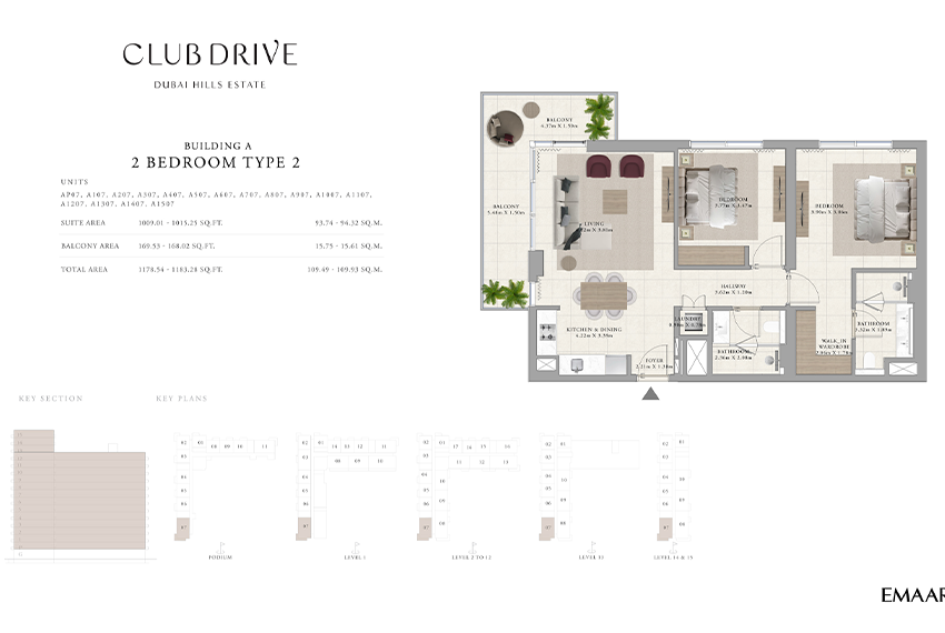 1 Bedroom Plan
